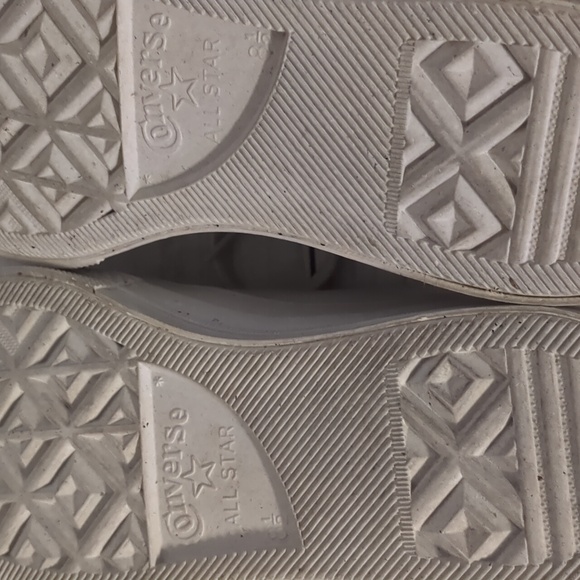 Converse All Star Chuck Taylor Renew Shoes in Beige with Orange and Yellow - Picture 6 of 11